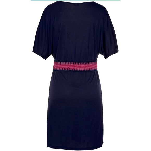 NWT Lascana 10 Navy Blue wrap look sundress. - Picture 4 of 10
